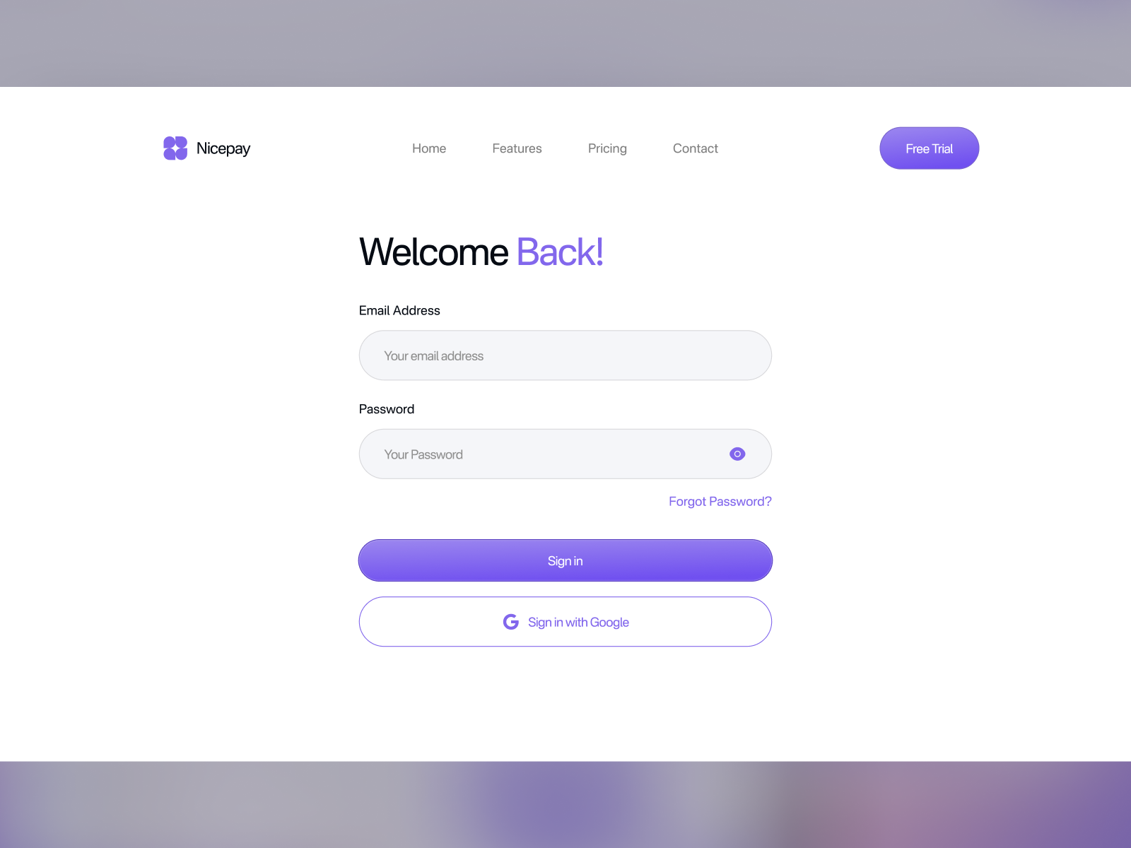 Login Form